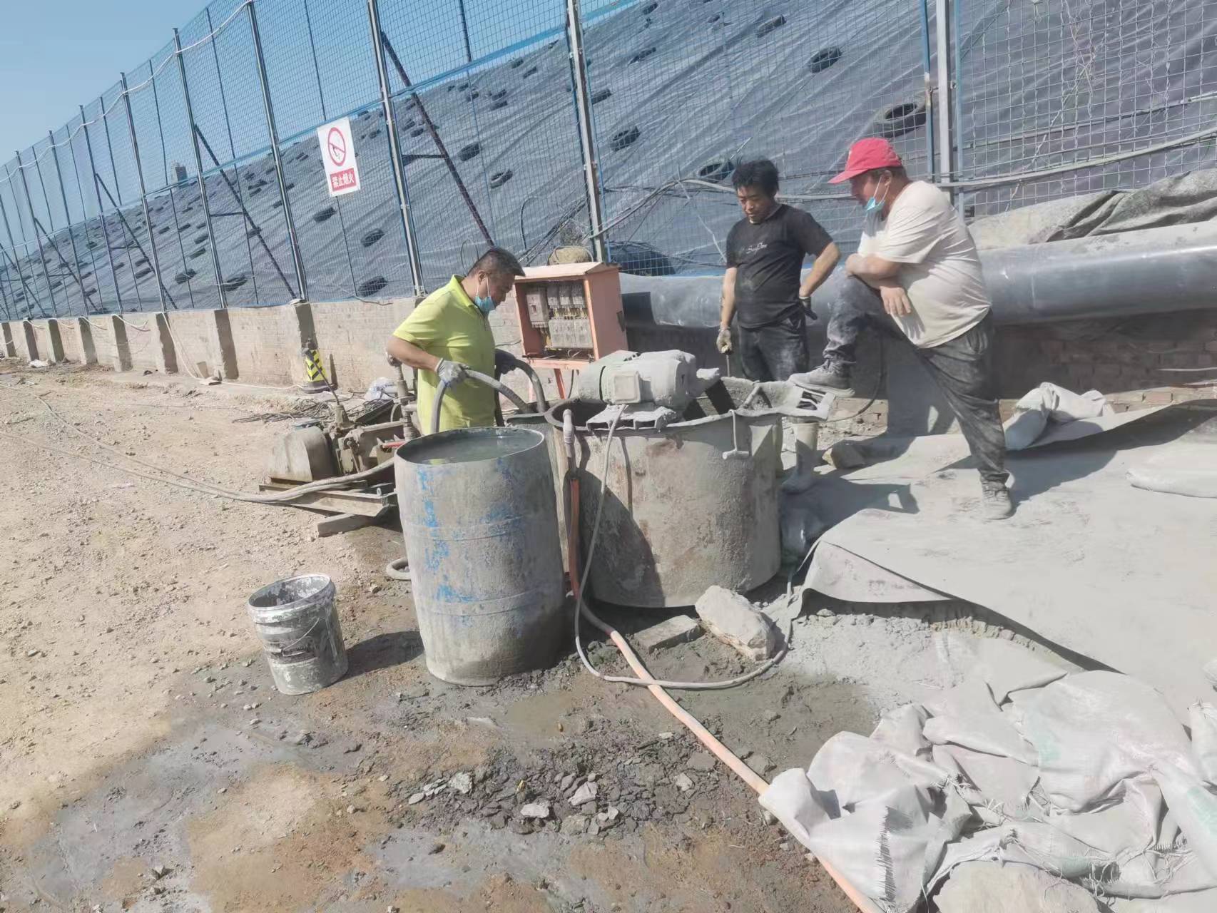 罗山袖阀管注浆